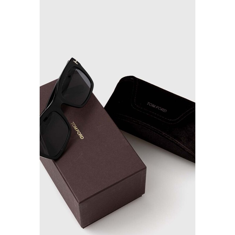 Sluneční brýle Tom Ford pánské, černá barva, FT1062_5601A