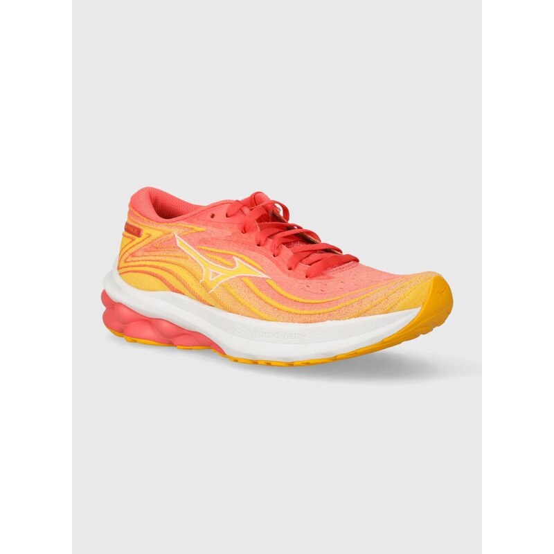 Běžecké boty Mizuno Wave Skyrise 5 oranžová barva, J1GD2409