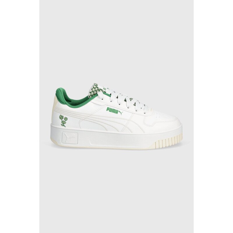Sneakers boty Puma Carina Street Blossom bílá barva, 395094