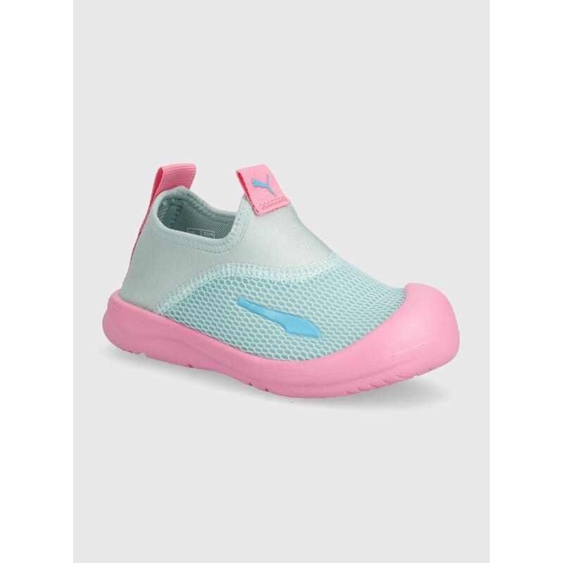 Dětské sneakers boty Puma Aquacat Shield Inf tyrkysová barva