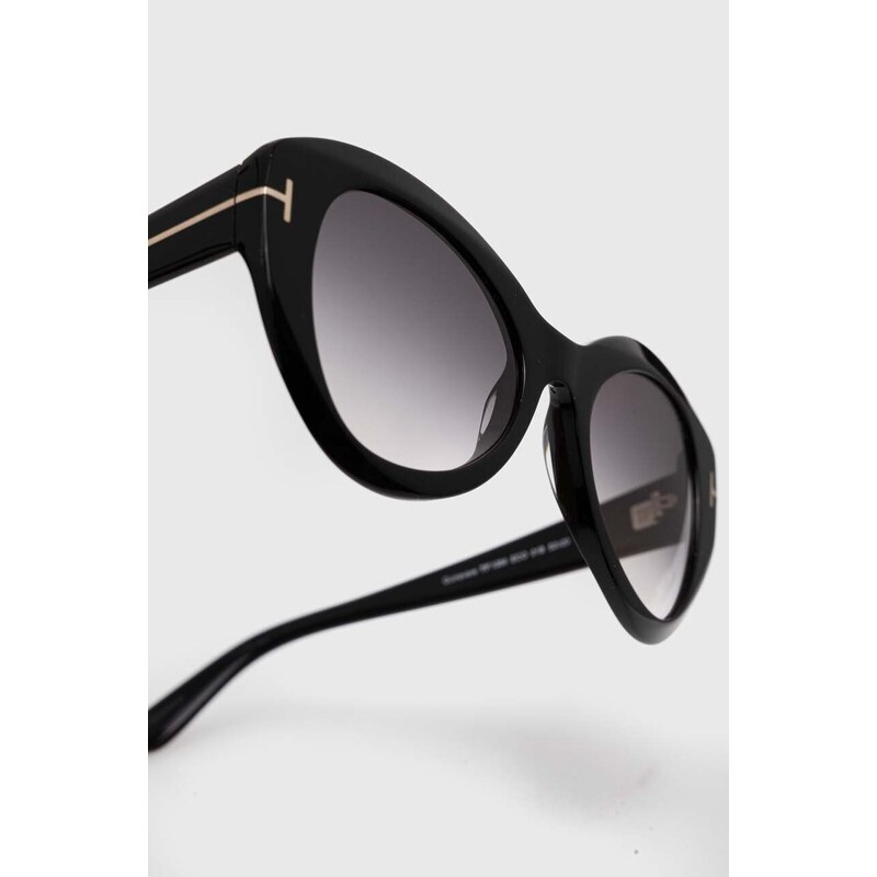 Sluneční brýle Tom Ford dámské, černá barva, FT1084_5201B