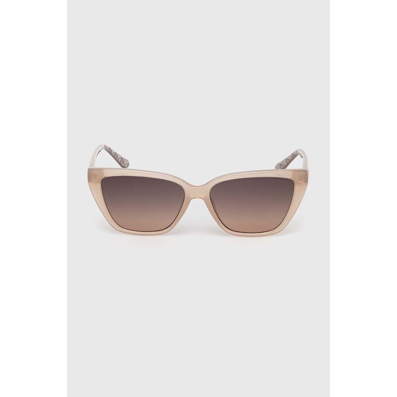 Sluneční brýle Guess dámské, béžová barva, GU7919_5857F