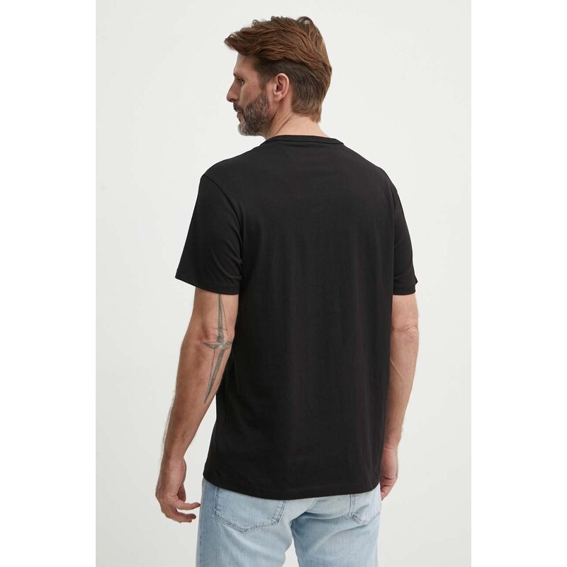 Bavlněné tričko Guess černá barva, s potiskem, M4GI16 I3Z14