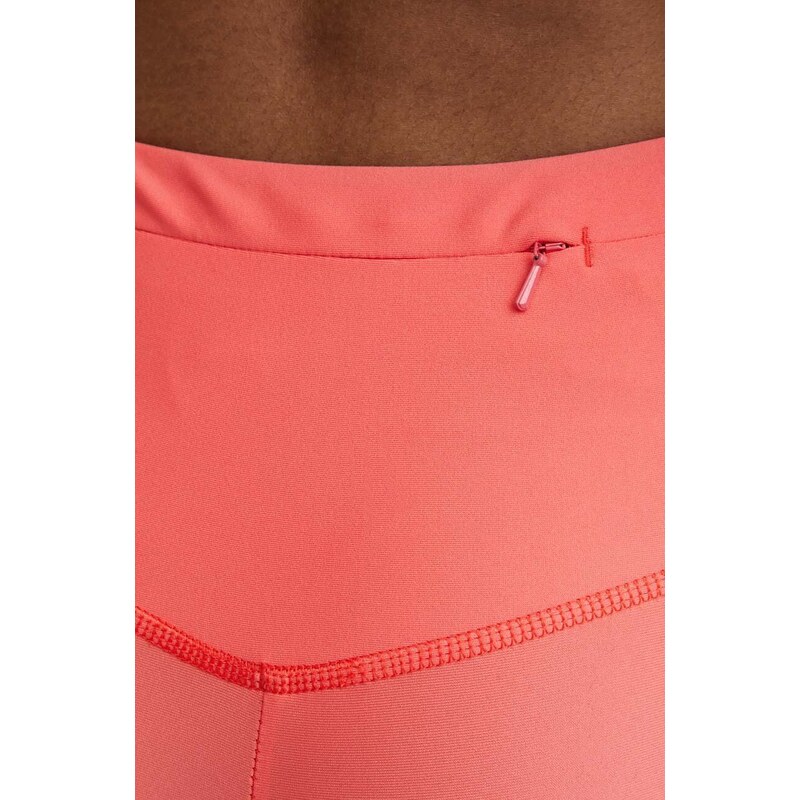 Běžecké šortky Mizuno Impulse Core oranžová barva, high waist, J2GBB206