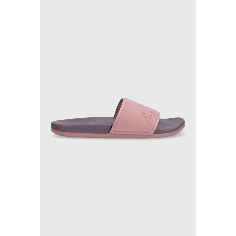 Pantofle adidas růžová barva, IF8656
