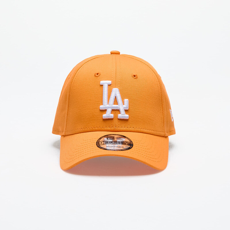 Kšiltovka New Era Los Angeles Dodgers 9Forty Strapback Dim Orange/ White