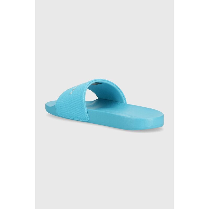 Pantofle Calvin Klein Jeans SLIDE MONOGRAM CO dámské, bílá barva, YW0YW00103