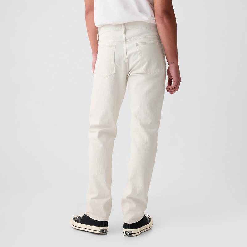 Pánské kalhoty GAP Denim Pants Straight Carls Stone