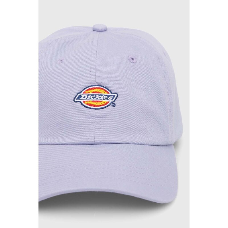 Čepice Dickies fialová barva, s aplikací