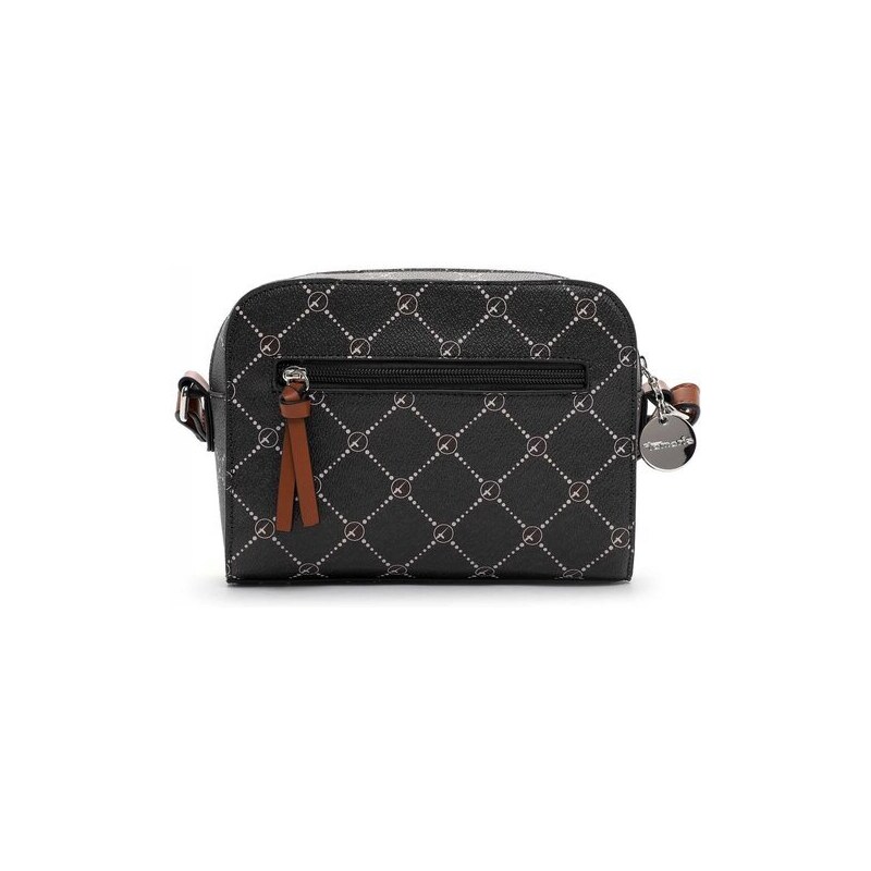 Elegantní crossbody s hnědými detaily Tamaris 30101,100 černá