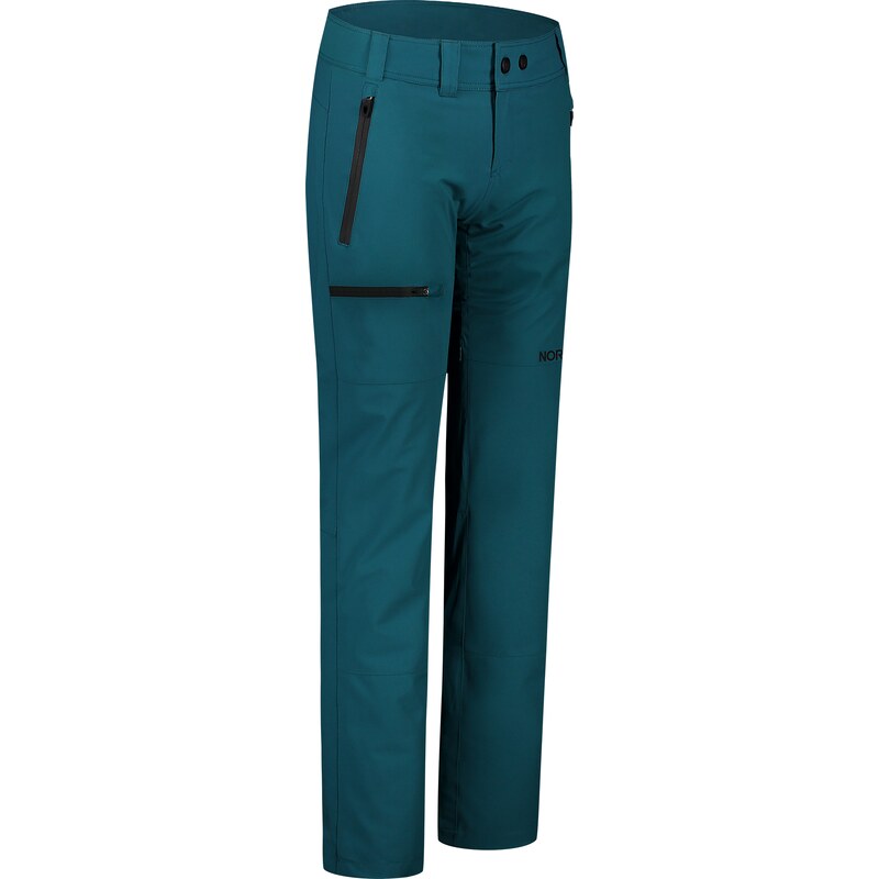 Nordblanc Zelené dámské zateplené nepromokavé outdoorové kalhoty PEACEFUL