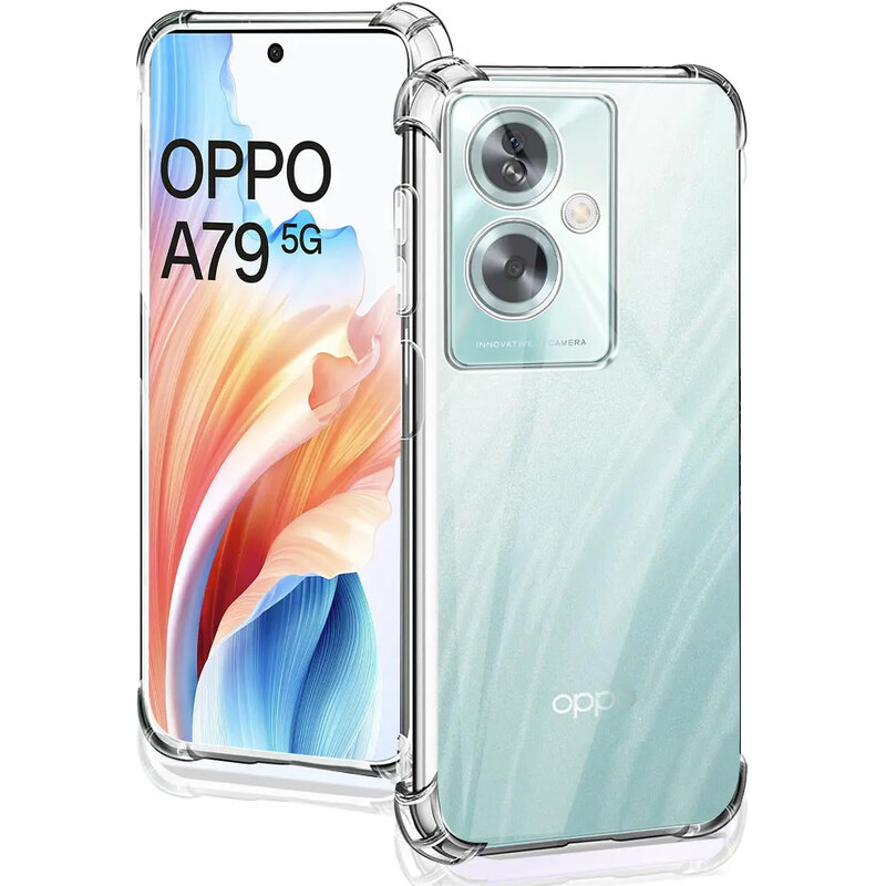 Techsuit Anti Shock silikonové pouzdro pro Oppo A79 5G transparentní