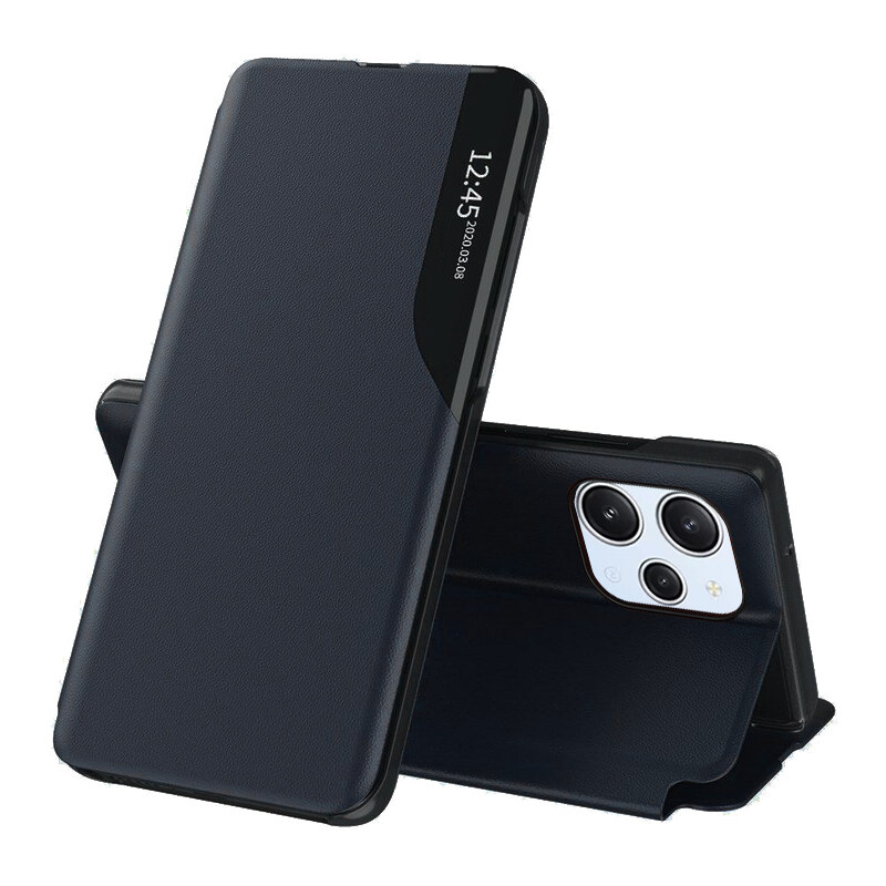 Techsuit Elegantní knižkové pouzdro View Case pro Xiaomi Redmi 12 4G černá