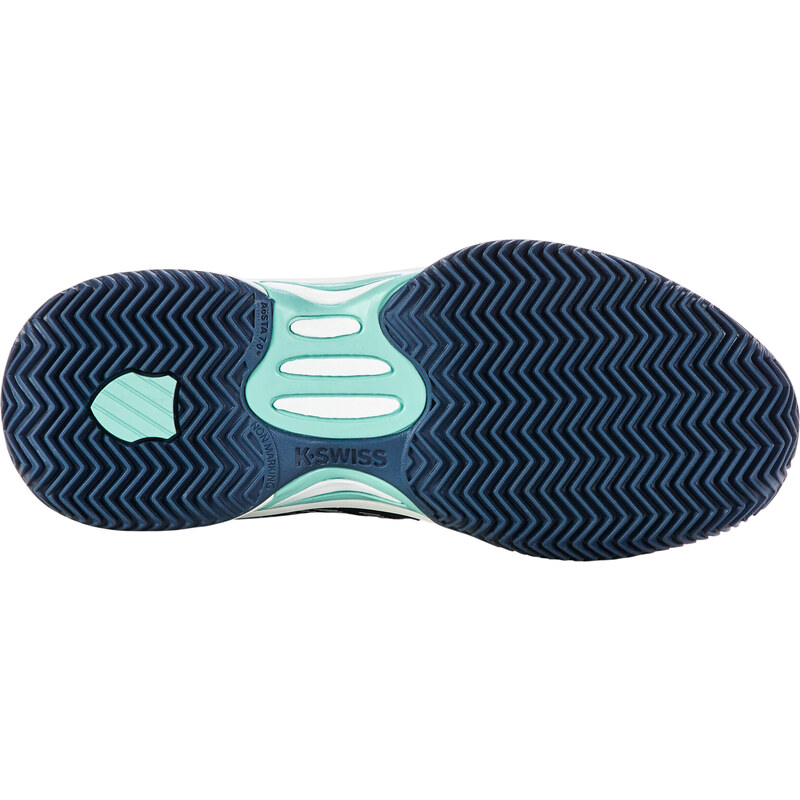 Dětská tenisová obuv K-Swiss Hypercourt Express 2 HB Indian Teal/Star White EUR 39