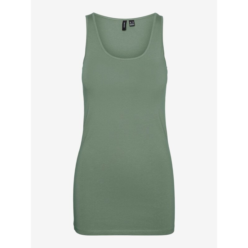 Zelené dámské basic tílko VERO MODA Maxi - Dámské