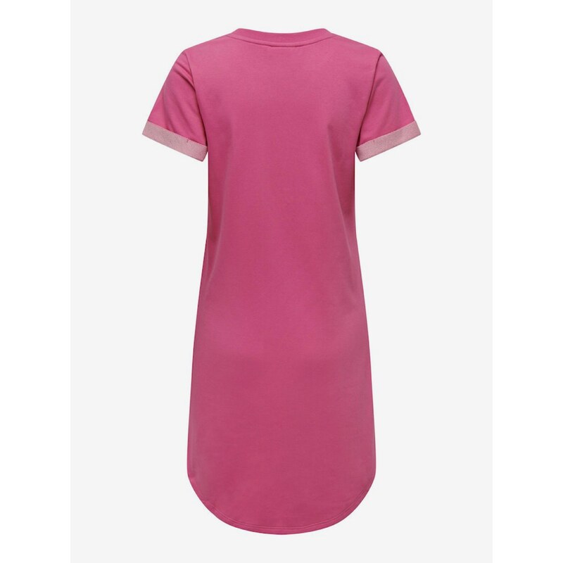Růžové dámské mikinové šaty JDY Ivy - Dámské