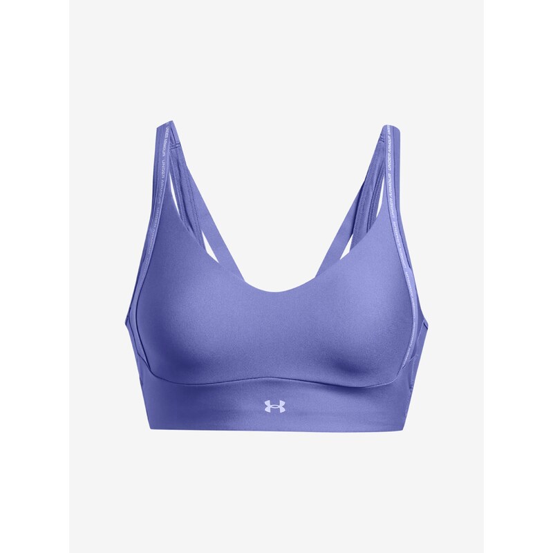 Fialová dámská sportovní podprsenka Under Armour UA Infinity Low 2.0Strap Bra