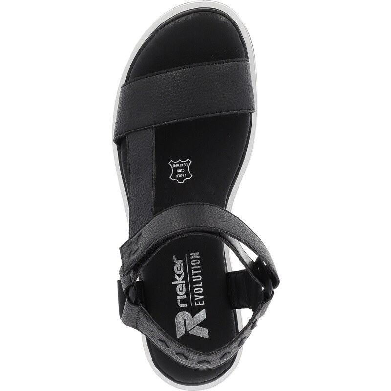 Dámské sandály RIEKER REVOLUTION W1651-00 černá