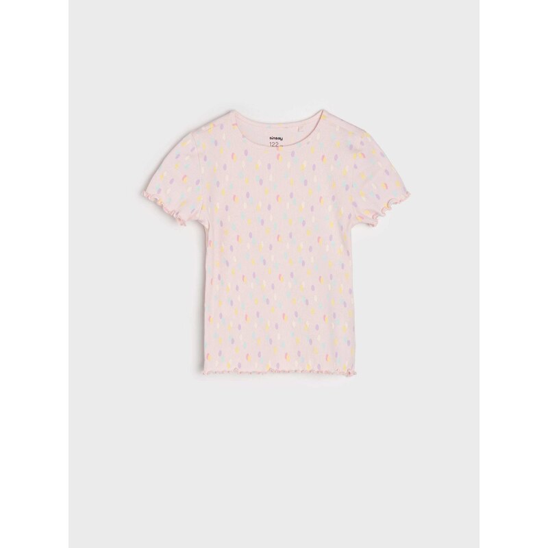 Sinsay - Tričko - pastelová růžová