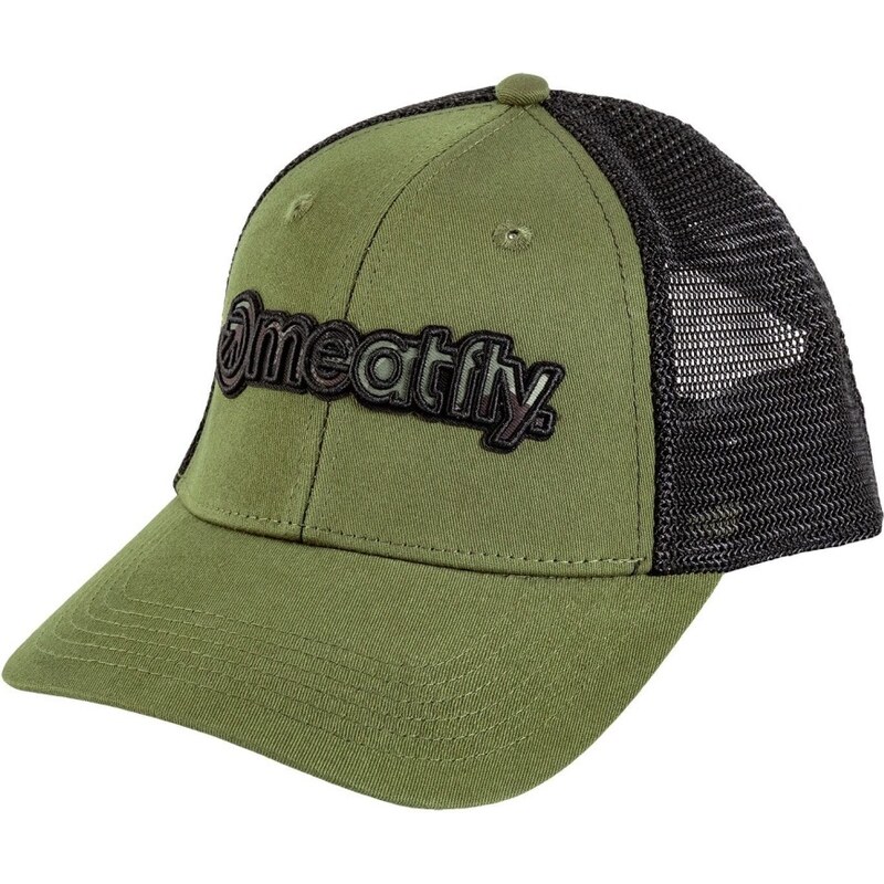 Kšiltovka Meatfly Caleb Trucker zelená