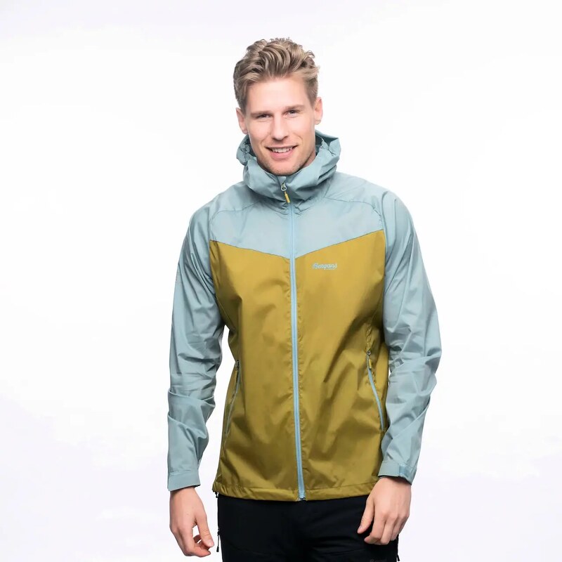 Pánská bunda Bergans Microlight Jacket Olive Green/Smoke Blue