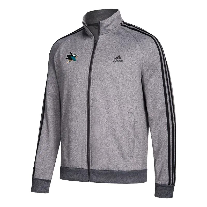 Pánská sportovní bunda adidas Track Jacket NHL San Jose Sharks, S