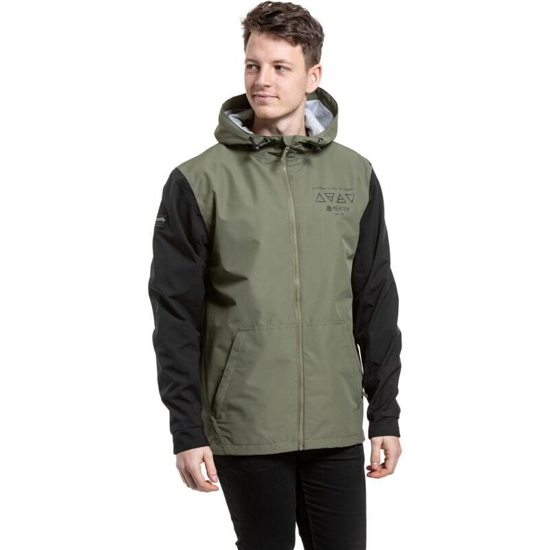 MeatFly pánská jarní bunda Finn Jacket 2024 Olive/Black