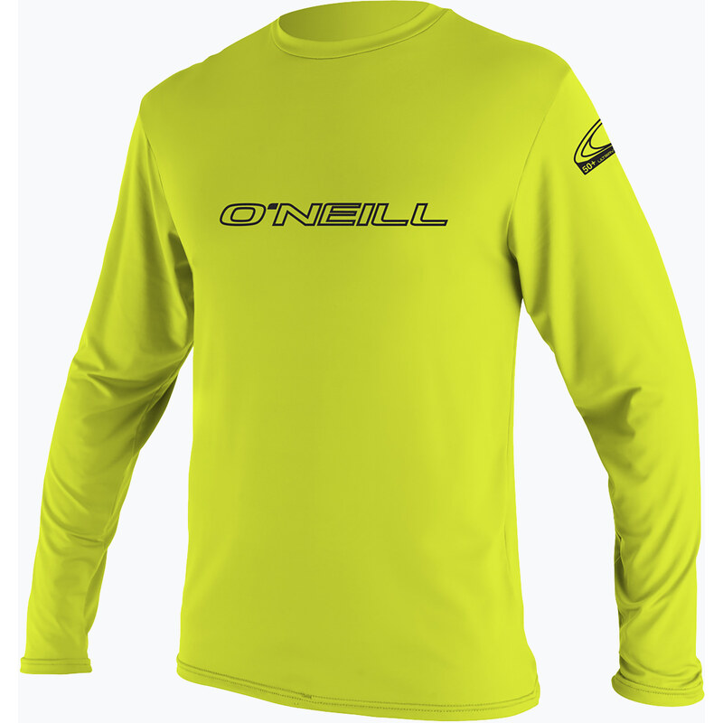 Pánské tričko ONeill Basic Skins LS Sun lime green 4339