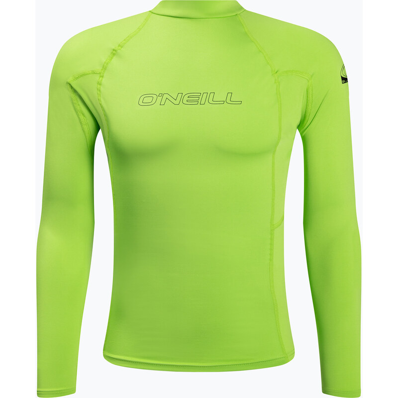 Surf tričko ONeill Basic Skins LS Rash Guard lime green 3342