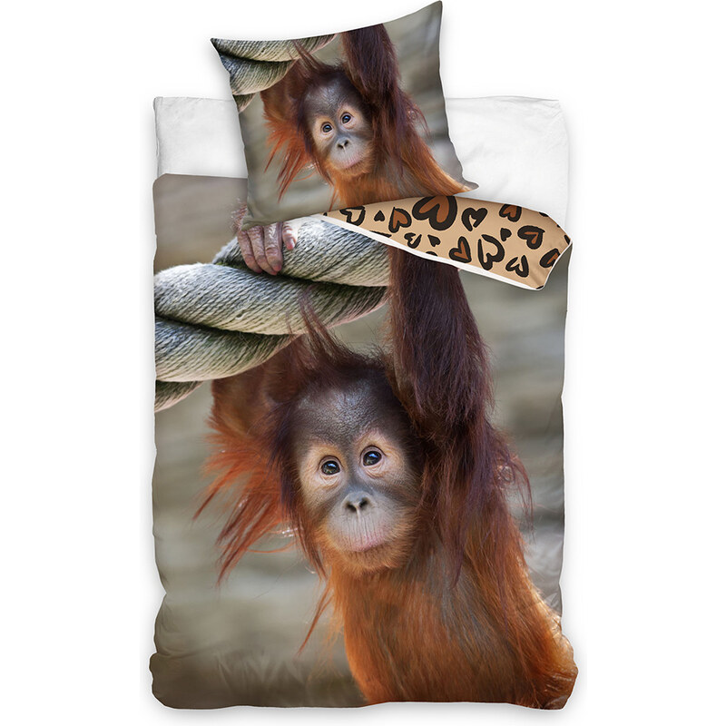 TipTrade s.r.o. Bavlněné povlečení Opice Orangutan