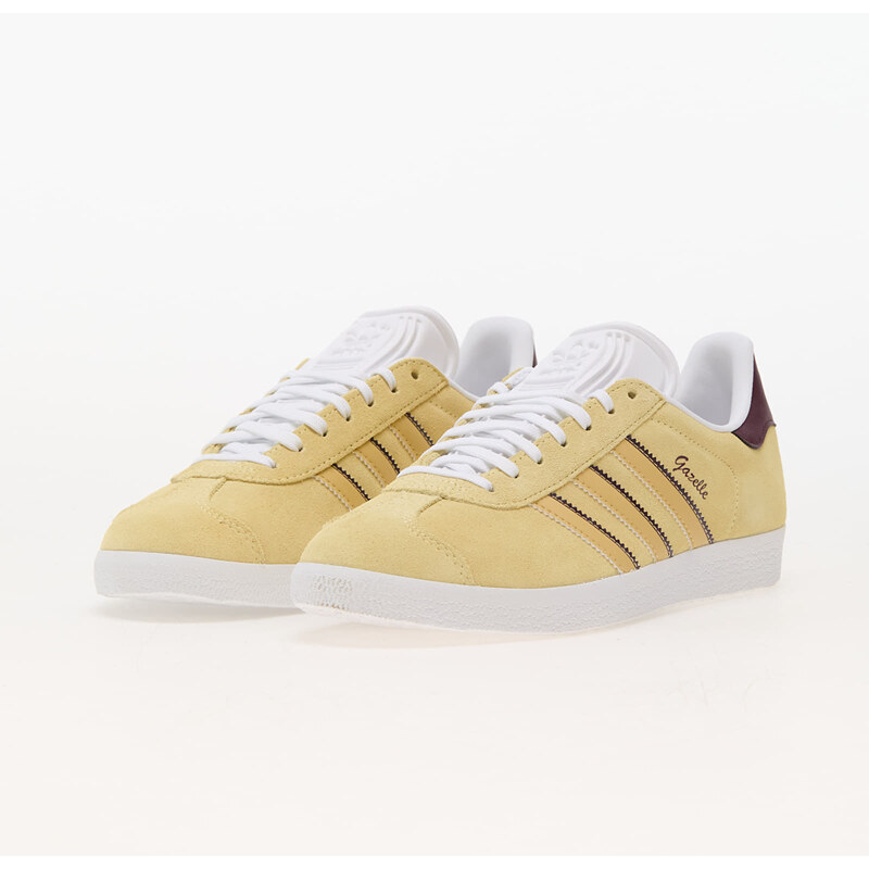 adidas Originals adidas Gazelle W Almost Yellow/ Oatmeal/ Maroon