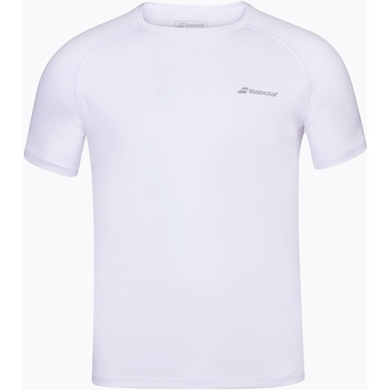 Dětské tričko Babolat Play Crew Neck white/white