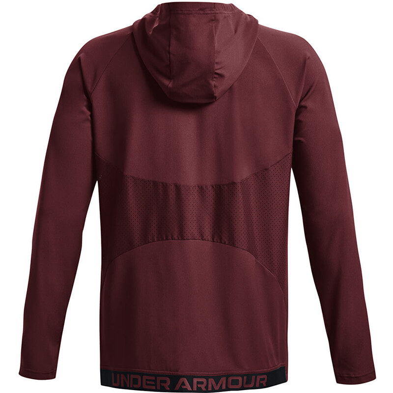 Pánská mikina Under Armour Wvn Perforated Wndbreaker Chestnut Red