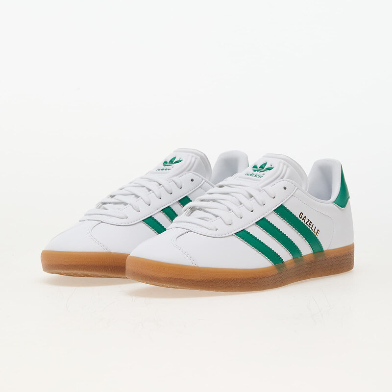 adidas Originals Pánské nízké tenisky adidas Gazelle Cloud White/ Bold Green/ Gold Metallic