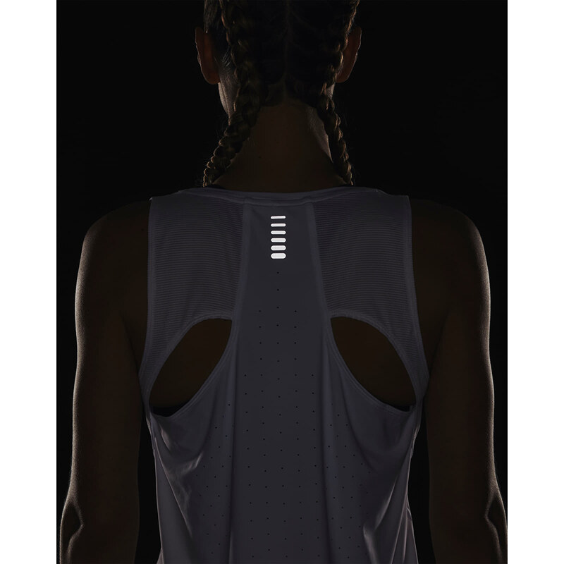 Dámské tílko Under Armour Isochill Run Laser Tank White