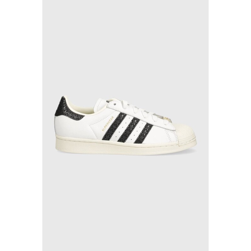 Kožené sneakers boty adidas Originals Superstar bílá barva, IF3637