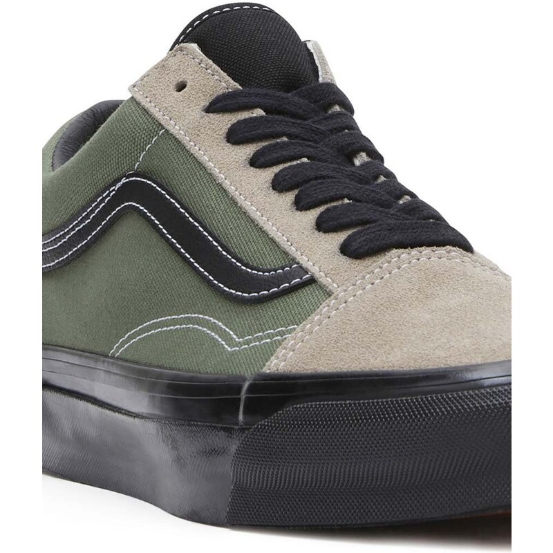 Tenisky Vans Premium Standards Old Skool 36 pánské, zelená barva, VN000CQDCL31