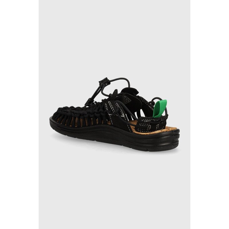 Pantofle Keen Uneek II Convertible černá barva, 1028669