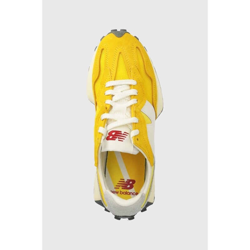 Sneakers boty New Balance 327 žlutá barva, U327WRE