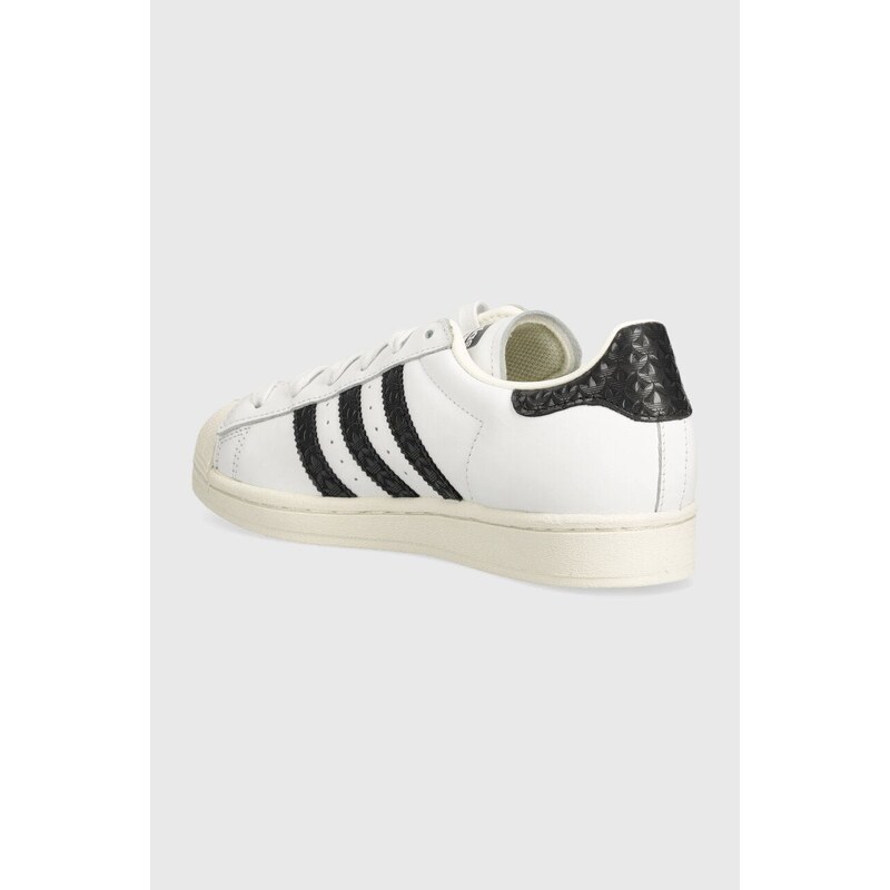 Kožené sneakers boty adidas Originals Superstar bílá barva, IF3637