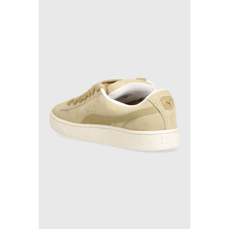 Kožené sneakers boty Puma Suede XL béžová barva, 395205