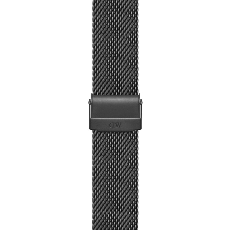 Řemínek pro apple watch Daniel Wellington Smart Watch Mesh strap šedá barva