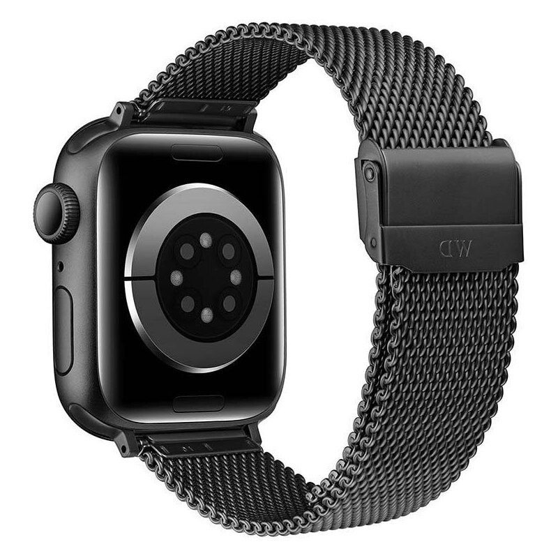 Řemínek pro apple watch Daniel Wellington Smart Watch Mesh strap šedá barva