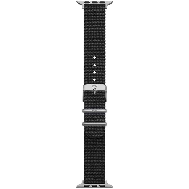 Řemínek pro apple watch Daniel Wellington Smart Watch Strap Cornwall černá barva