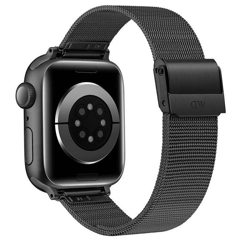 Řemínek pro apple watch Daniel Wellington Smart Watch Mesh strap šedá barva
