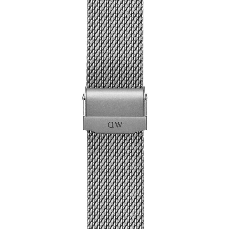 Řemínek pro apple watch Daniel Wellington Smart Watch Mesh strap stříbrná barva