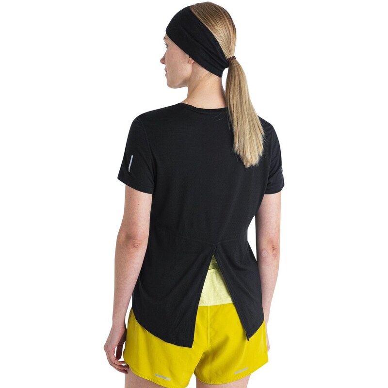 ICEBREAKER Wmns Merino 125 Cool-Lite Speed SS Tee, Black velikost: L