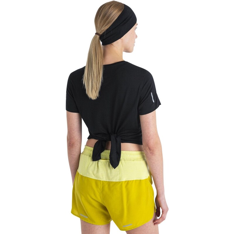 ICEBREAKER Wmns Merino 125 Cool-Lite Speed SS Tee, Black velikost: L