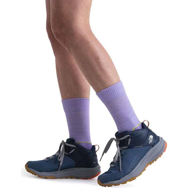 Dámské merino ponožky ICEBREAKER Wmns Hike+ Light Crew, Purple Gaze/Magic/Hyper velikost: 41-43 (L)