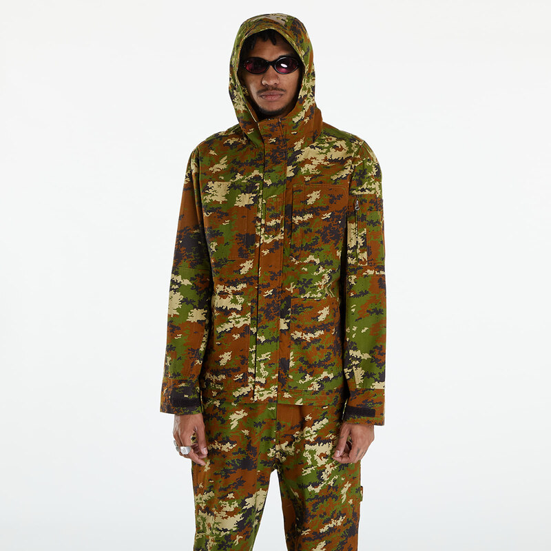 Pánská bunda Awake NY Camo Ripstop Jacket Green Camo